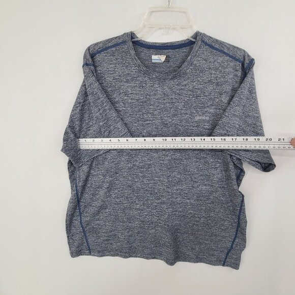 Columbia Women's Short Sleeve Moisture Wicking Activewear Top Gray Size XL - Picture 5 of 9